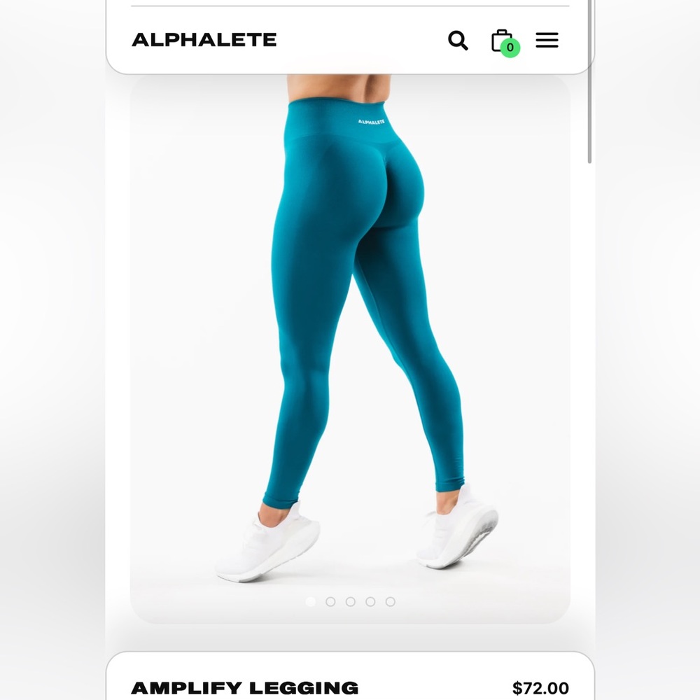 Alphalete Amplify Legging (UPDATED FIT) - Galactic Ocean